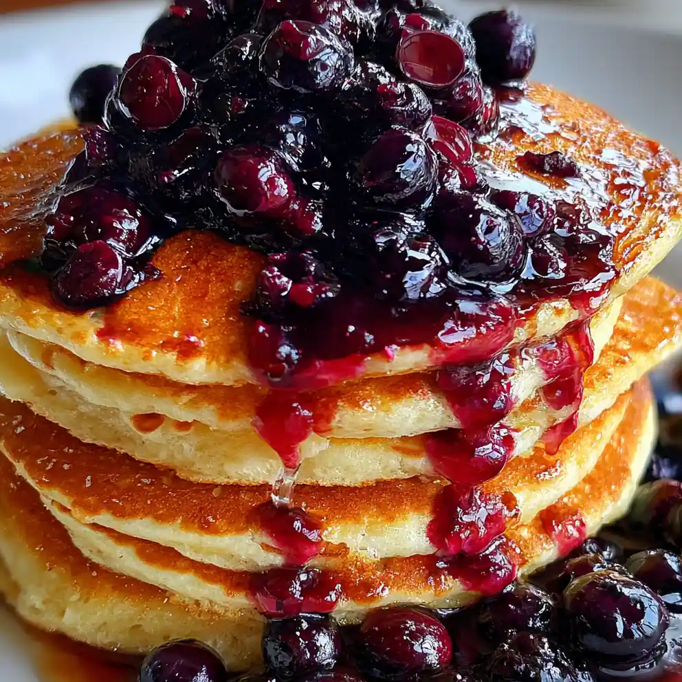 Sourdough Pancake Recipe Blueberry Compote Top 1760717135.9887002