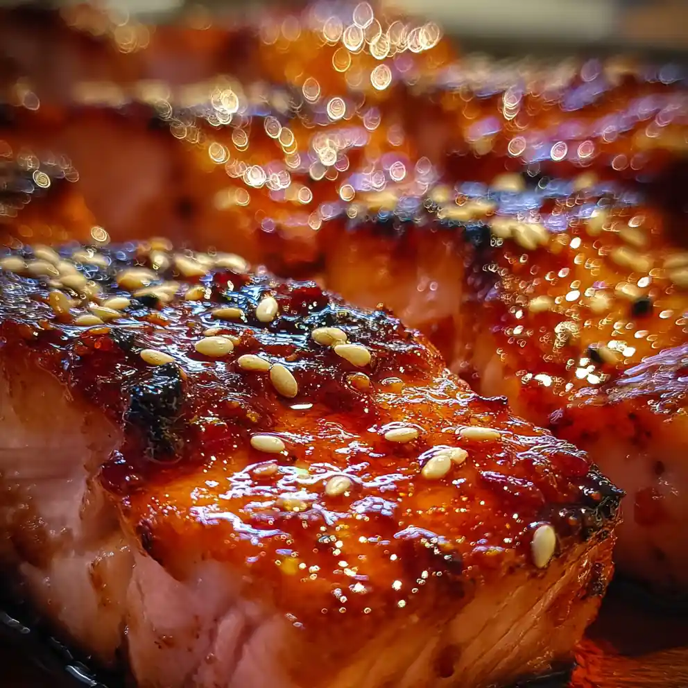 spicy salmon recipe Chili Lacquered Coral Fillets