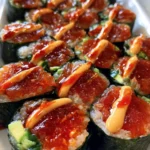Spicy Tuna Roll Recipe Gochujang Mayo Stripe 1760569263.2895489