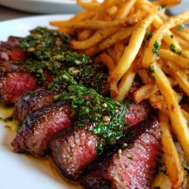 Steak Frites Recipe With Emerald Chimichurri Streaks 1761287074.608865