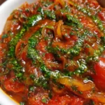 Stewed Tomato Recipe Basil Oil Swirl 1760568038.5861857