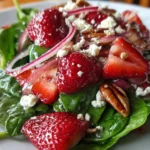 Strawberry Spinach Salad Recipe With Ruby And Emerald Layers 1761301378.9366972