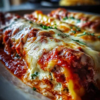 Stuffed Manicotti Recipe With Sunset Red Marinara Blanket 1761296635.0827239
