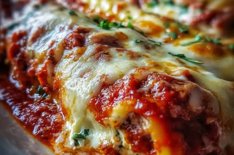 Stuffed Manicotti Recipe With Sunset Red Marinara Blanket 1761296635.0827239