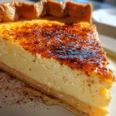 Sugar Cream Pie Recipe Cinnamon Dusted Vanilla Custard With Amber Drip 1761400367.9730184