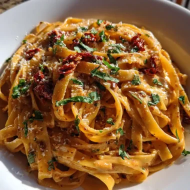 Sun Dried Tomato Pasta Recipe Creamy Amber Ribbons 1761523158.9533796