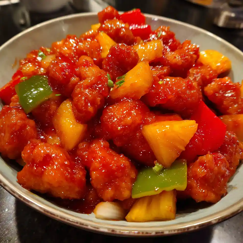 sweet and sour chicken recipe Bell Pepper Rainbow