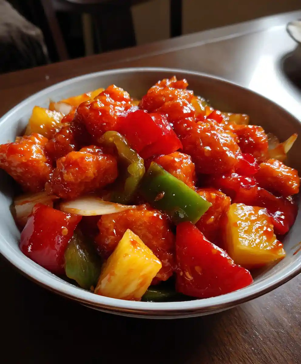 sweet and sour chicken recipe Bell Pepper Rainbow
