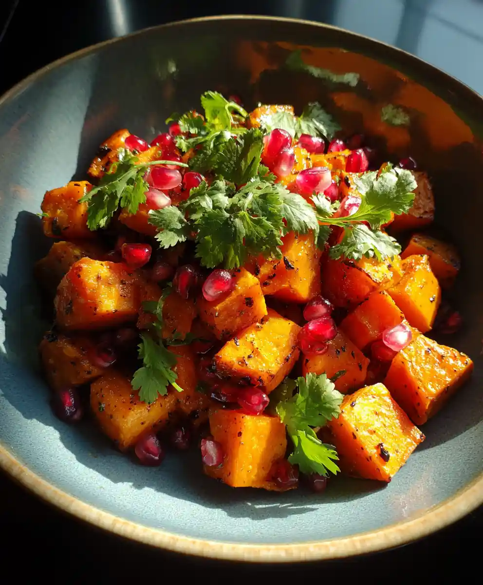 sweet potato salad recipe with Pomegranate Ruby Jewels