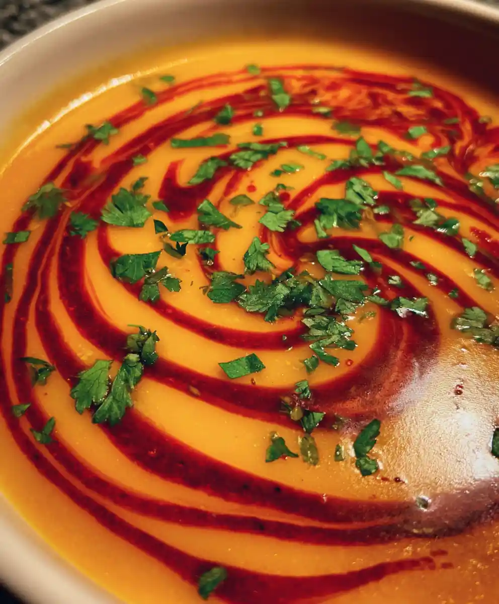 sweet potato soup recipe Coconut Chili Swirl
