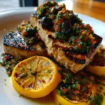 Swordfish Steak Recipe Charred Citrus With Olive Relish 1760455532.463944