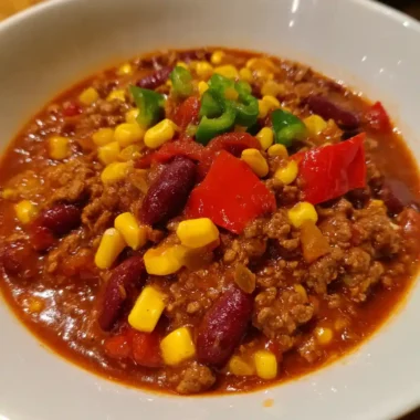 Taco Chili Recipe Fiesta Red Beans With Corn 1761529966.2412915