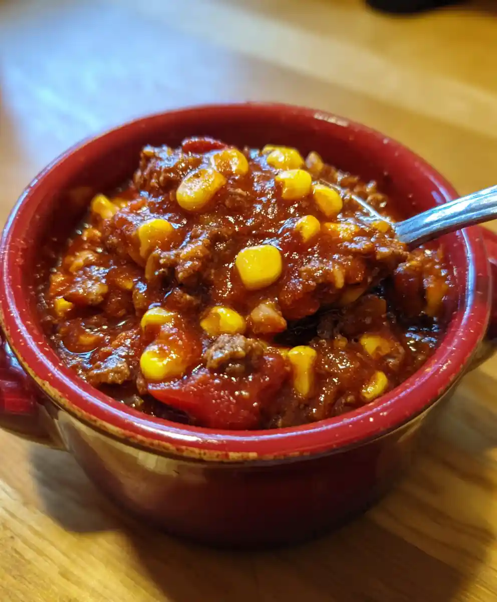thick chili recipe Charred Corn Red Pot