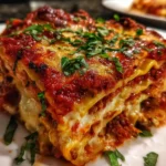 Traditional Lasagna Recipe Easy Sunset Marinara And Basil Ribbons 1760454119.2141569