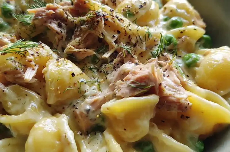 Tuna Helper Recipe Creamy Pea Skillet 1761941585.436521
