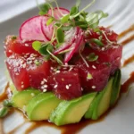 Tuna Tartare Recipe Avocado Fan And Ruby Radish 1760454825.1023242