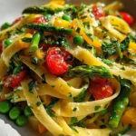 Vegetable Pasta Recipe Primavera Confetti Ribbons 1761870430.7066777