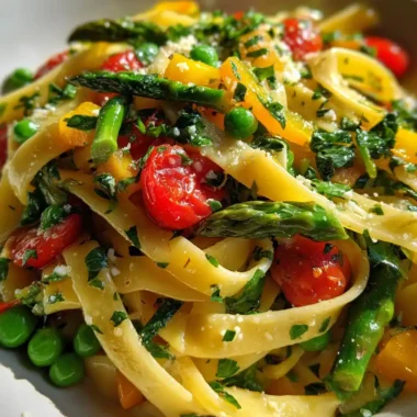 Vegetable Pasta Recipe Primavera Confetti Ribbons 1761870430.7066777