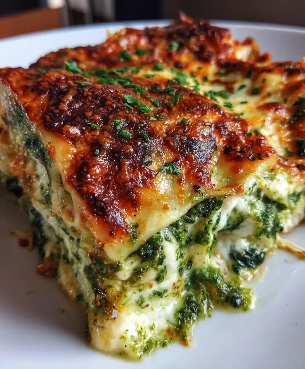veggie lasagna recipe Spinach Pesto Marble