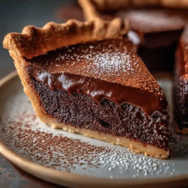 Angus Barn Chocolate Chess Pie Recipe Glossy Ganache With Cocoa Dust 1762476931.2456403