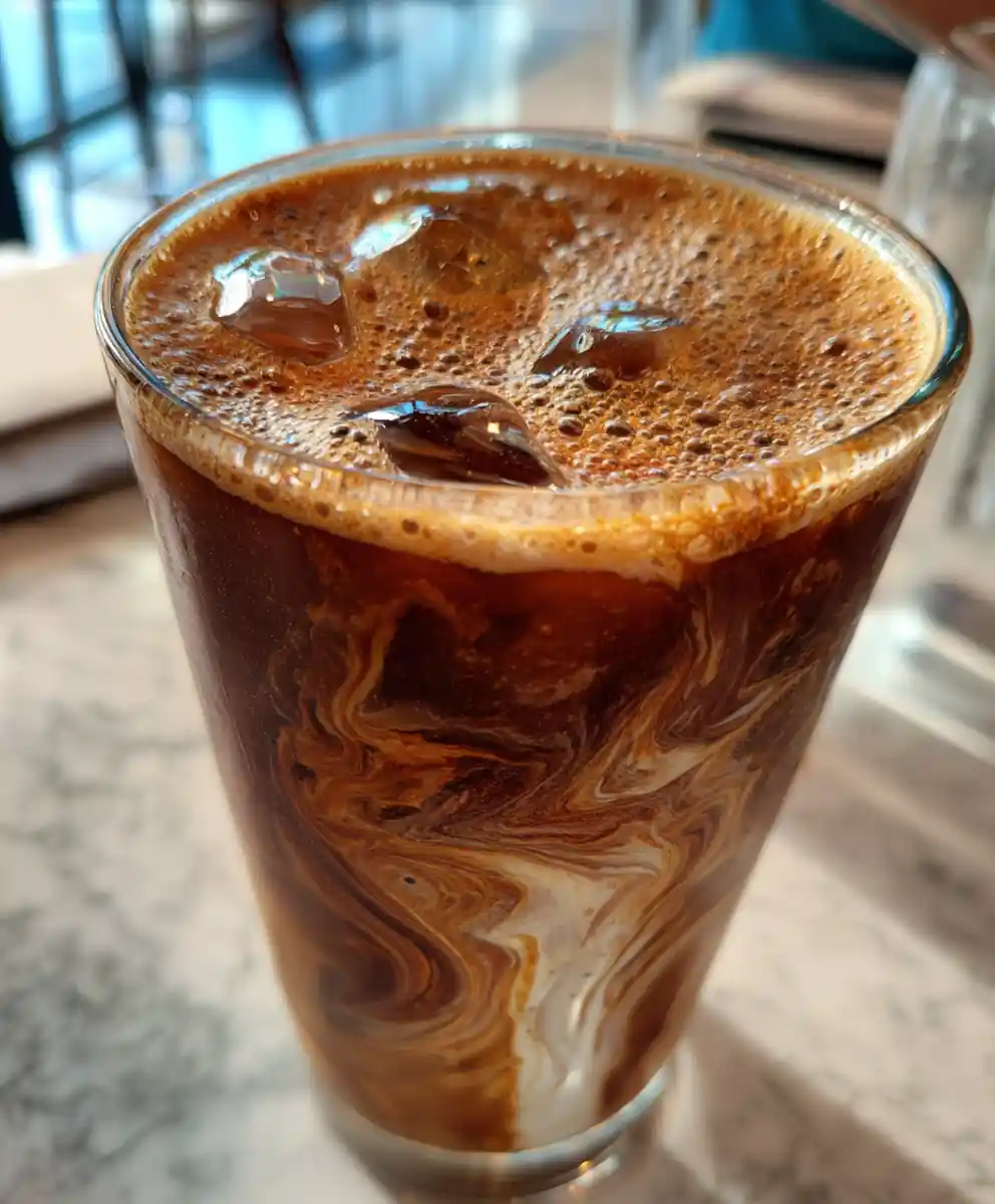 brown sugar oatmilk shaken espresso recipe Iced Cocoa Swirl