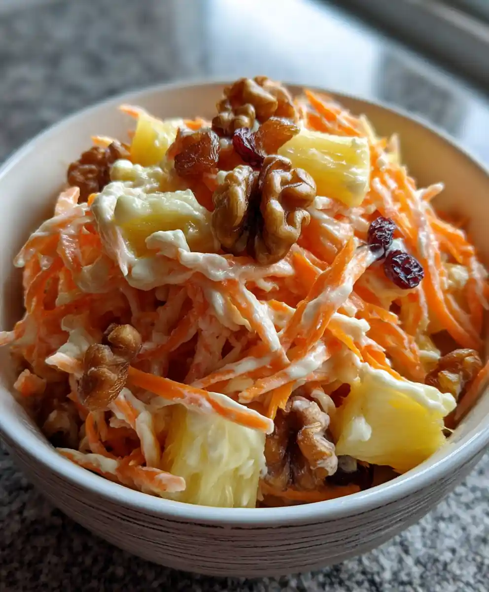 carrot raisin salad recipe Pineapple and Orange Ribbon