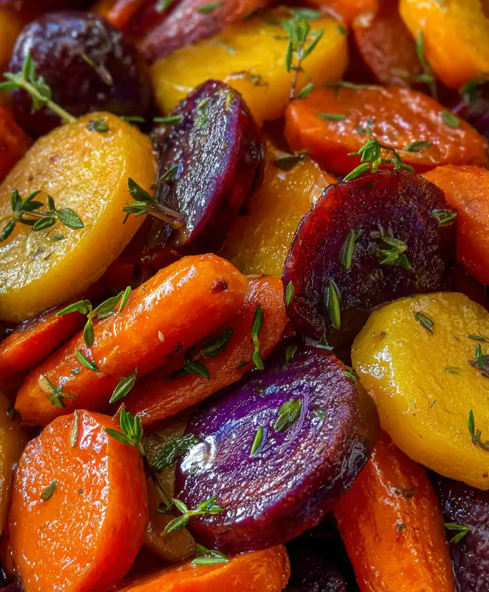 carrot recipe ideas Glazed Rainbow Medley