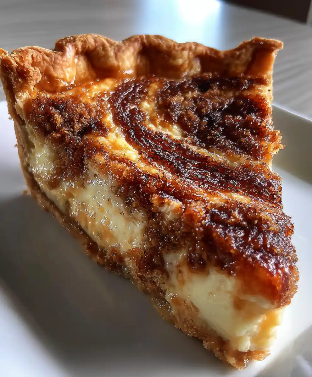 cinnamon pie recipe Caramelized Cinnamon Swirl Top