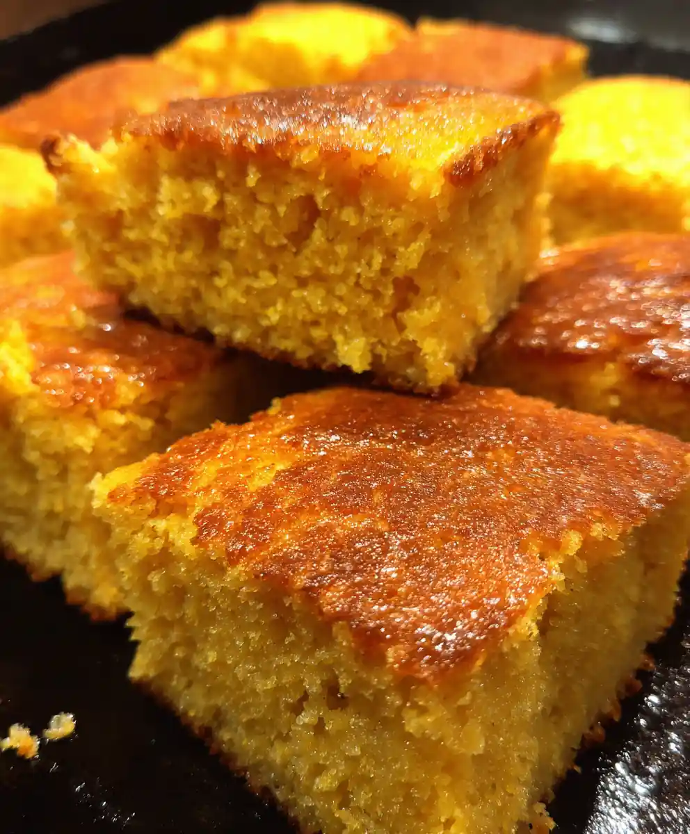 cornbread recipe with buttermilk Golden Skillet Squares