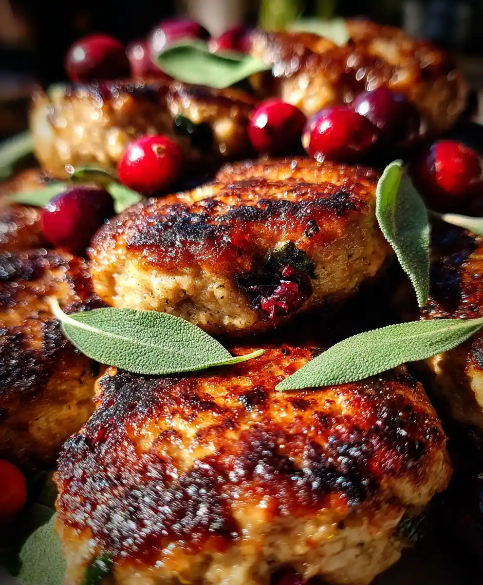 deer breakfast sausage recipe Sage-Spiced Patties With Cranberry