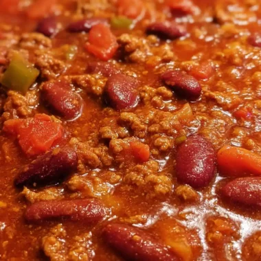 Easy Chili Recipe With Beans Brick Red Homestyle 1762083890.71641