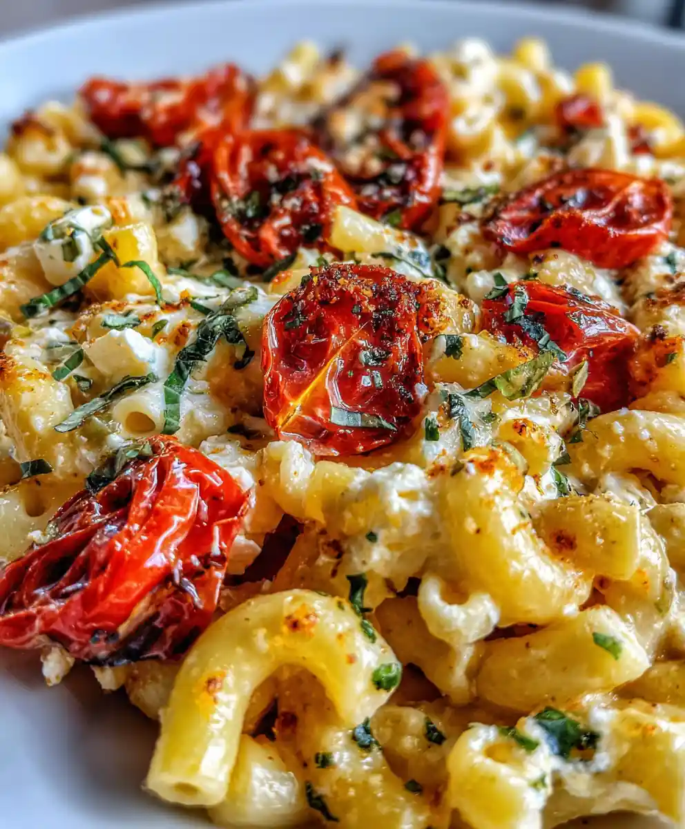 feta tomato pasta recipe Baked Feta With Blistered Cherry