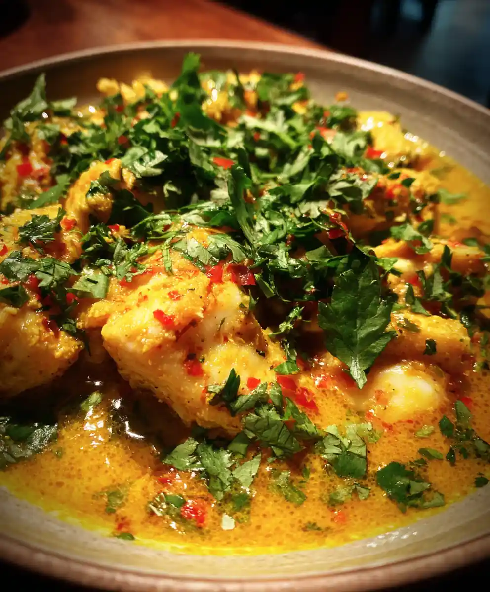 fish curry recipe Turmeric Coconut With Red Chili