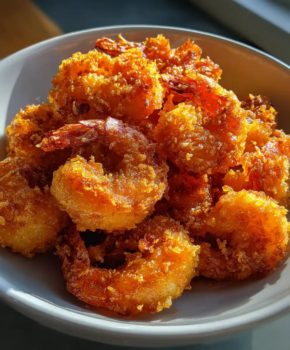 fried shrimp batter recipe Golden Cornmeal Crunch