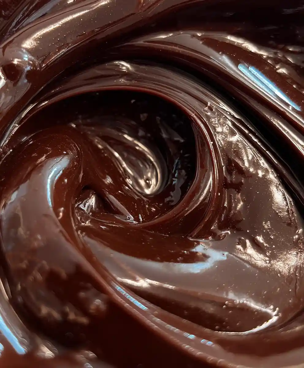 ganache frosting recipe Glossy Dark Pour