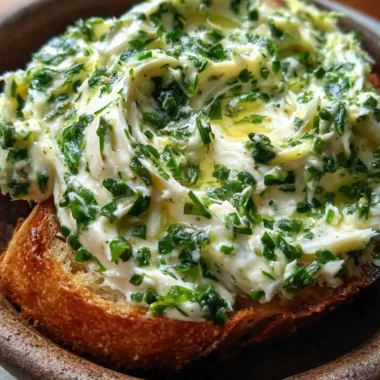Garlic Bread Spread Recipe Herb Green Slather 1762086931.530863