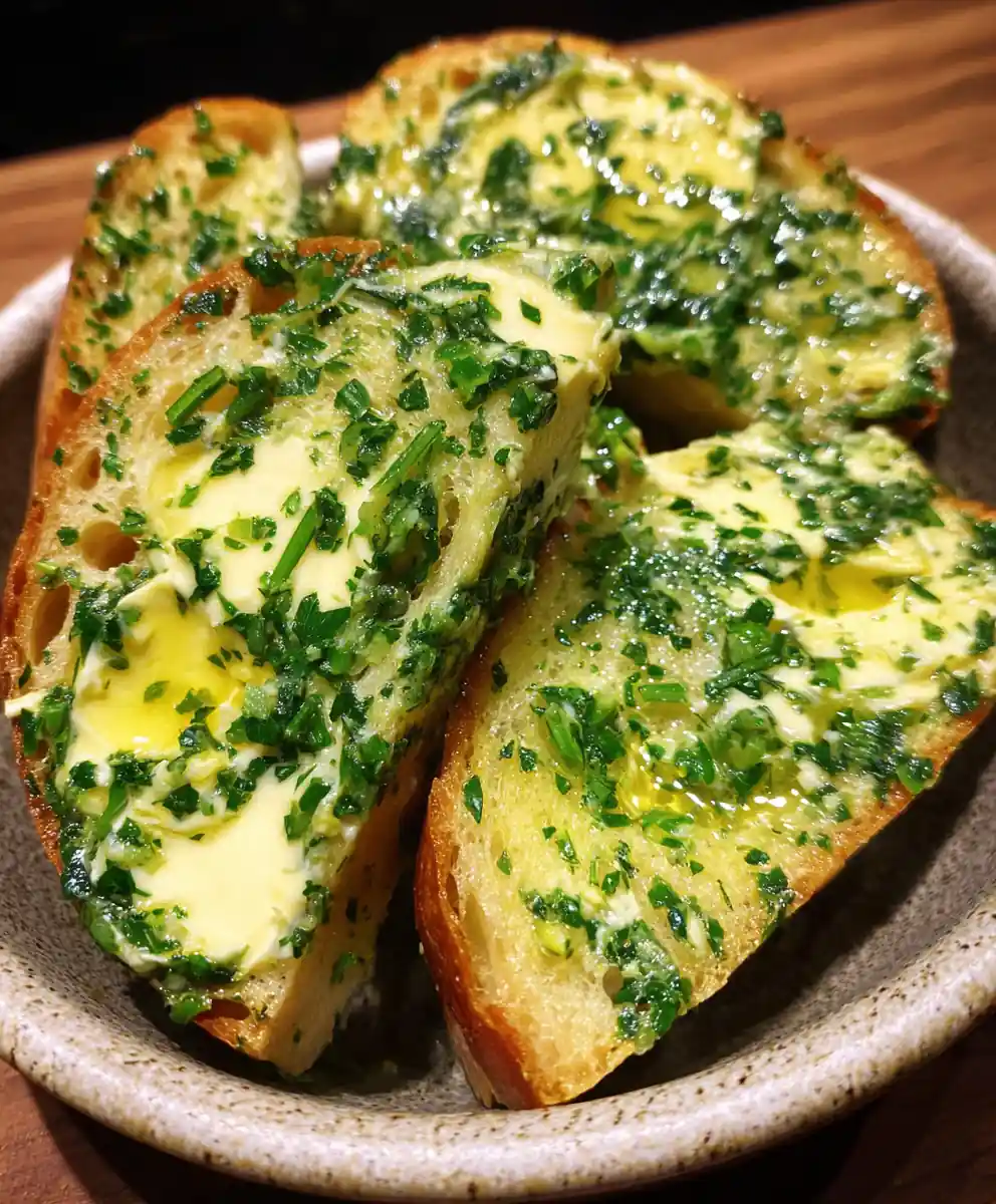 garlic bread spread recipe Herb Green Slather