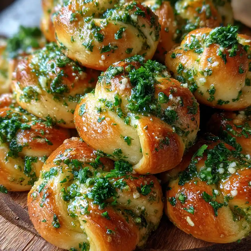 garlic knot recipe Parsley Butter Shine