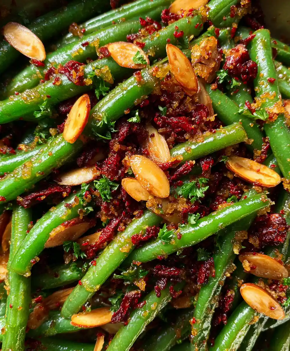 green bean and almond recipe