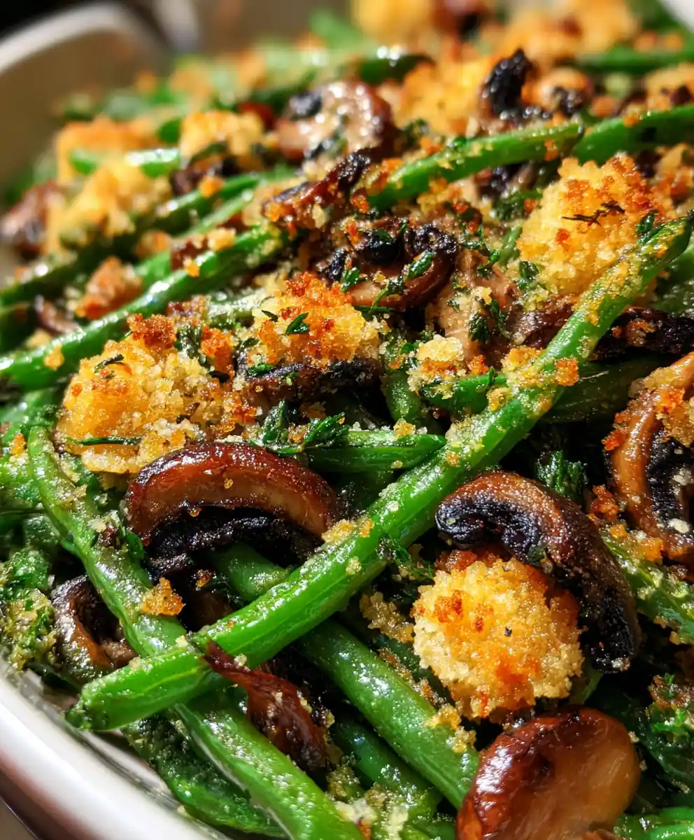 green beans and mushroom recipe