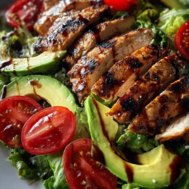 Grilled Chicken Salad Recipe Ruby Tomato And Avocado Ribbon 1762500798.5529742