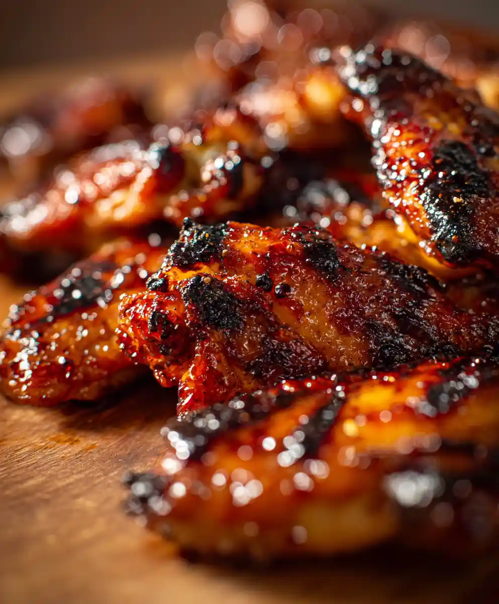 grilled chicken wings recipe Charred Honey-Chili Lacquer