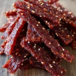 Ground Beef Jerky Recipe Chili Rubbed With Sesame Speckle 1762515909.3908267