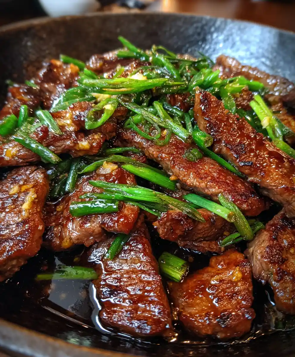 hibachi steak recipe Ginger-Garlic Butter and Scallions