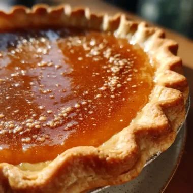 Hoosier Pie Recipe Butterscotch Stripe With Nutmeg Dust 1762483697.4460003