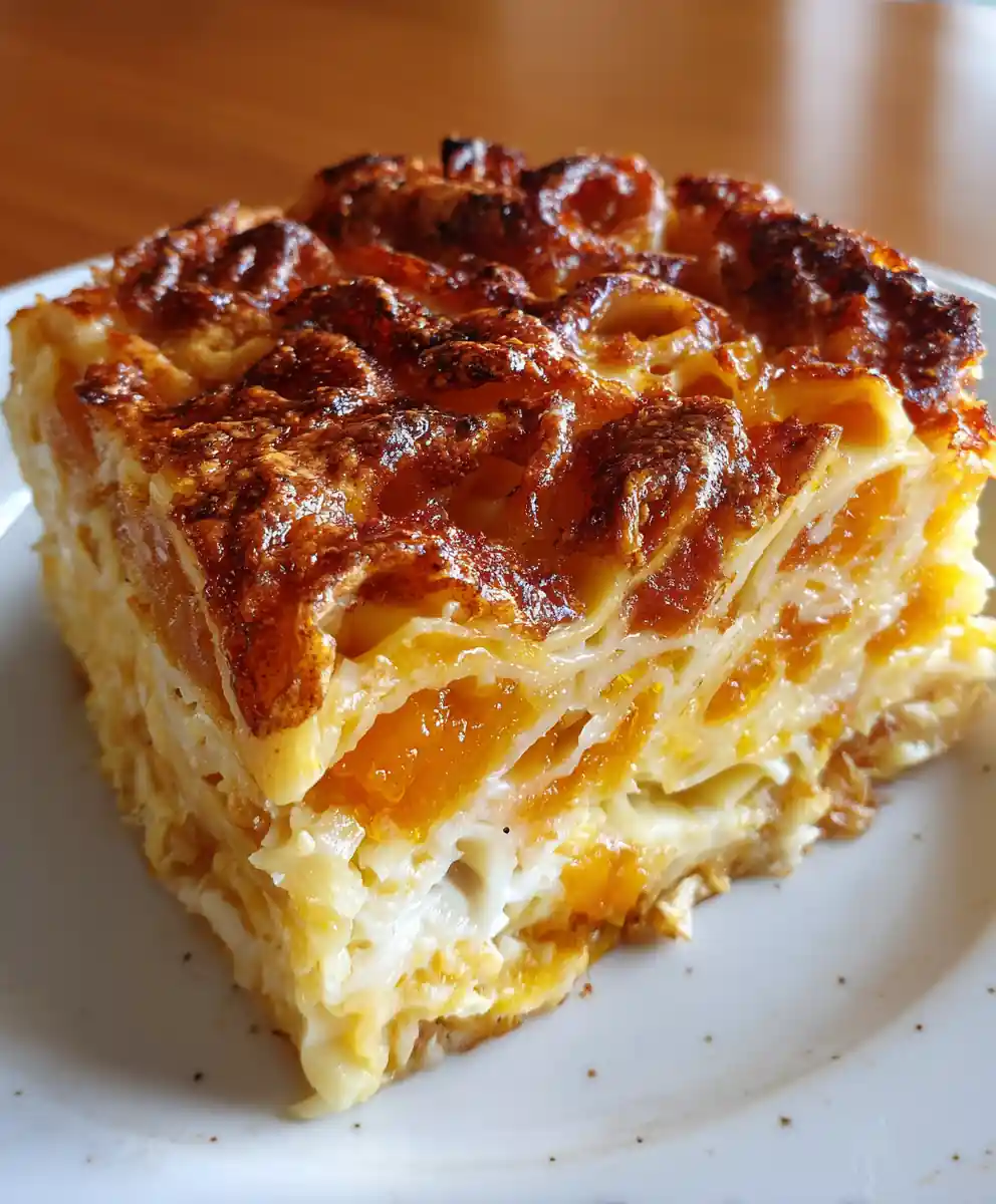 noodle kugel recipe Apricot Swirl and Cinnamon Top