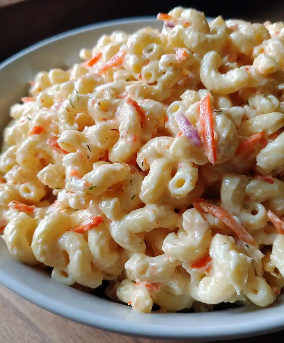ono hawaiian bbq macaroni salad recipe Island Macaroni Rainbow