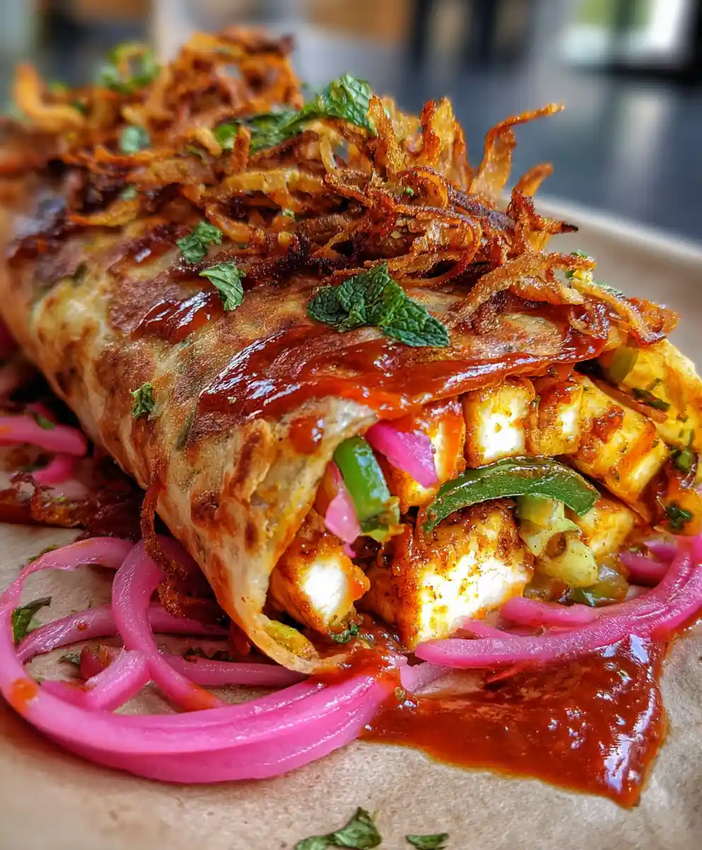 paneer kathi roll recipe