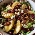 Pear Salad Recipe Candied Pecan And Ruby Cranberry 1762514820.0181074