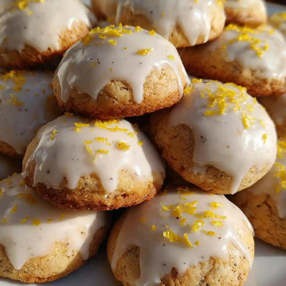 pfeffernusse cookies recipe Citrus Iced Speckled Tops